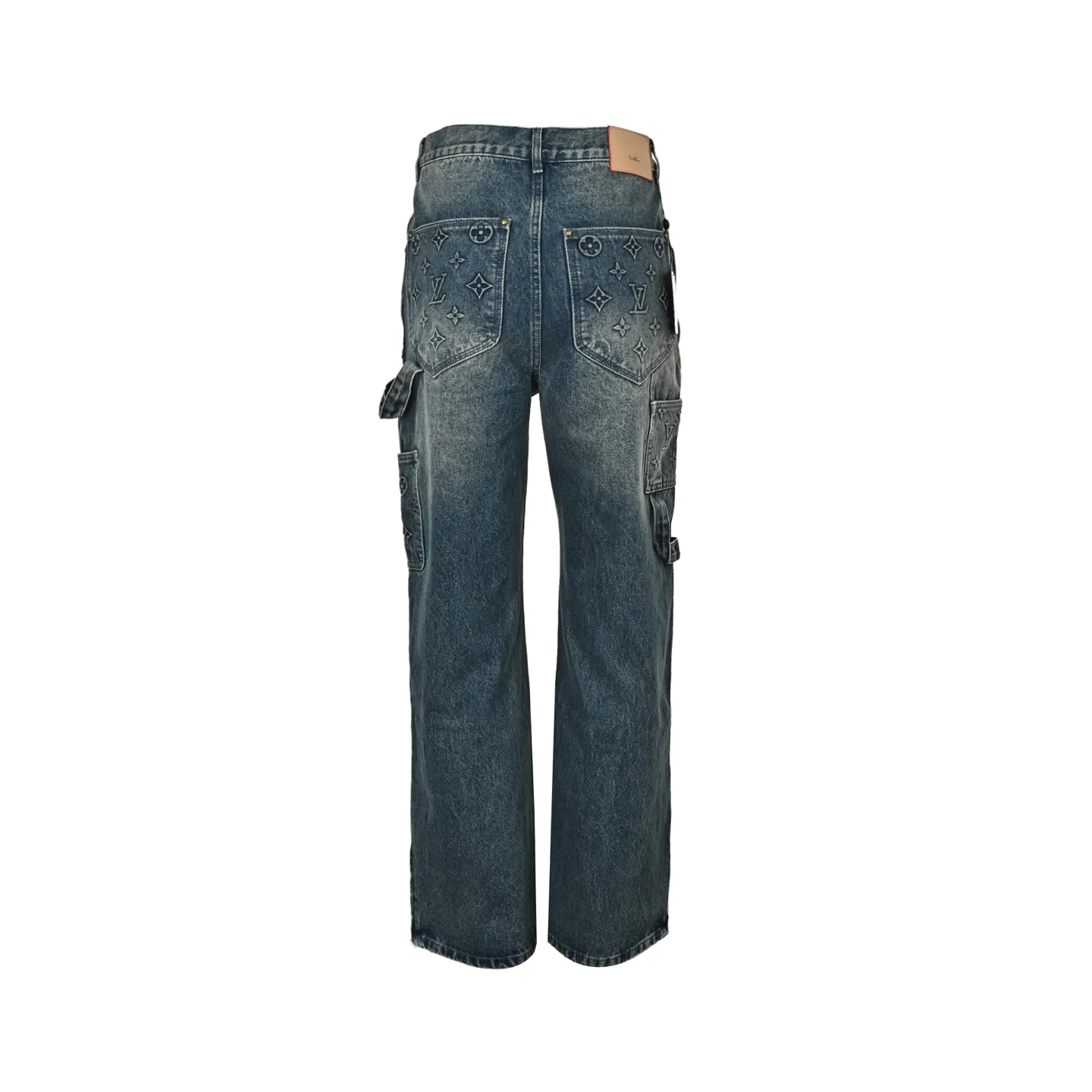 Louis Vuitton/Louis Vuitton presbyopic embossed jeans
